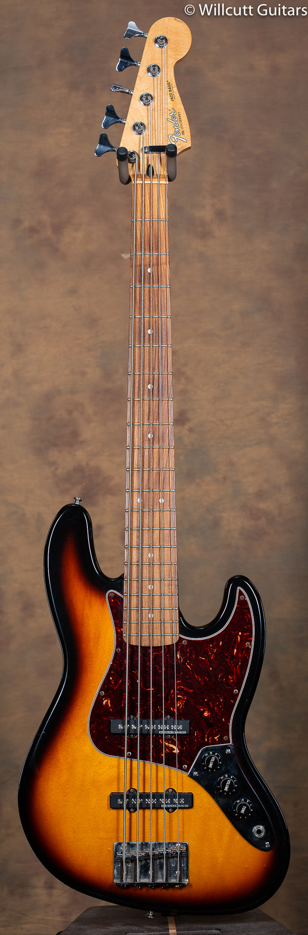 1999 Fender Standard Jazz Bass V Sunburst - Willcutt Guitars