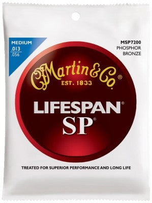 Martin Lifespan SP Phosphor Bronze Guitar Strings -.013-.056 Medium