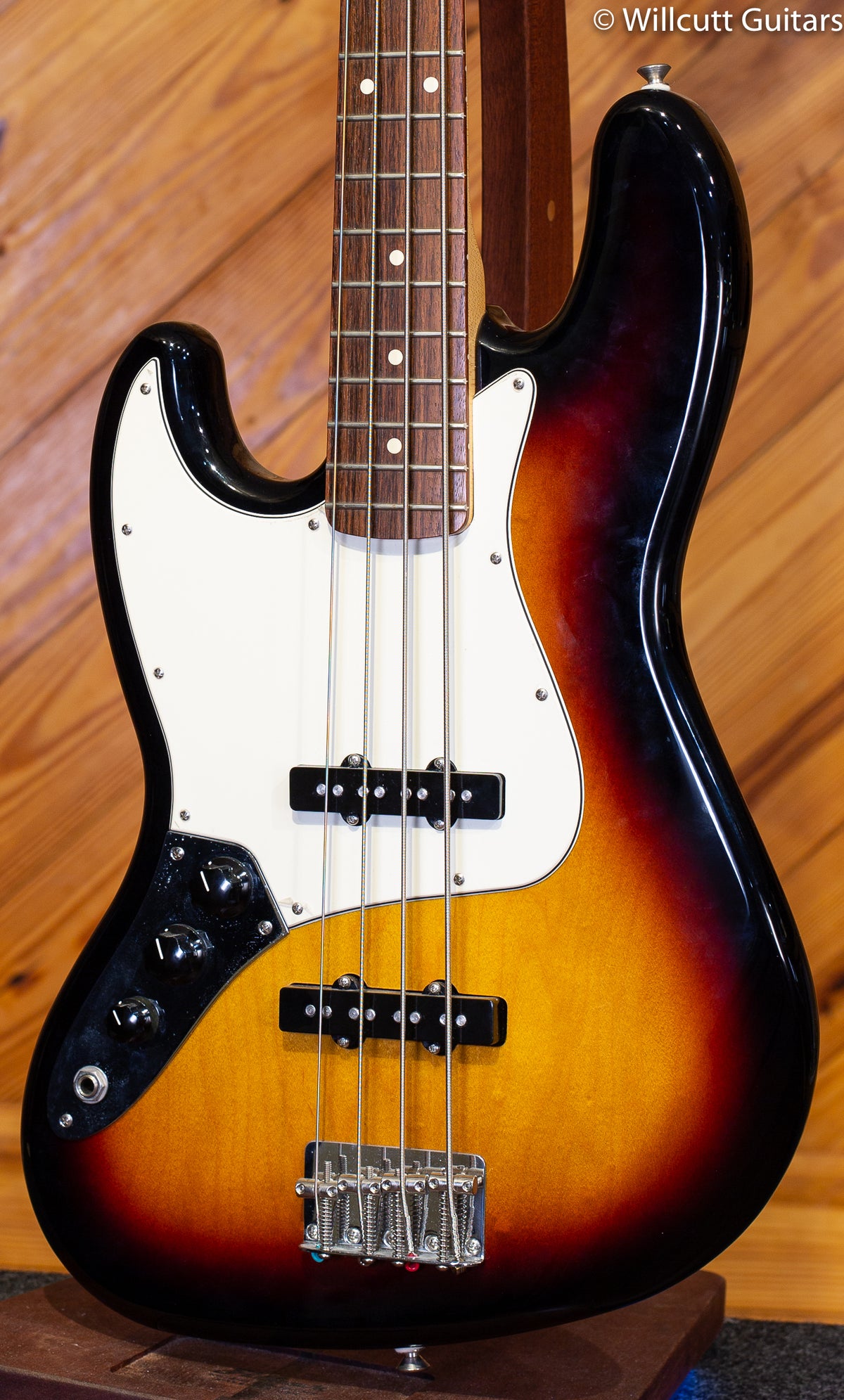 Fender Left Handed Standard Jazz Bass Brown Sunburst Rosewood