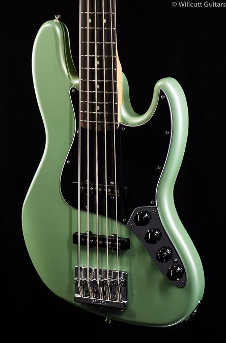 Fender Deluxe Active Jazz Bass V Surf Pearl (946) - Willcutt Guitars