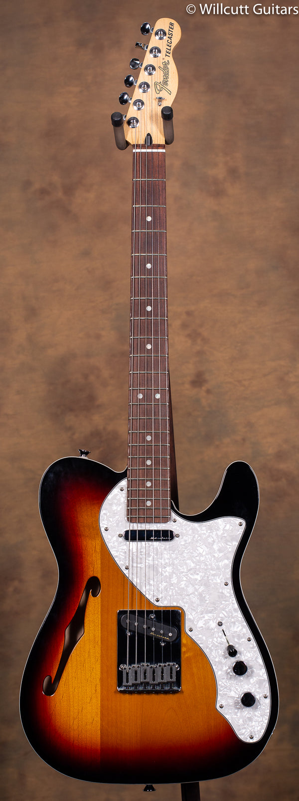 Fender Deluxe Telecaster Thinline 3 Tone Sunburst USED - Willcutt