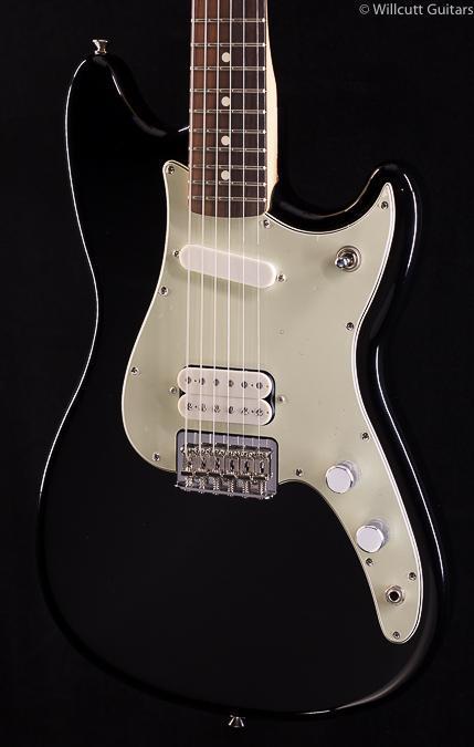 Fender Offset Duo-Sonic HS Black (323) - Willcutt Guitars