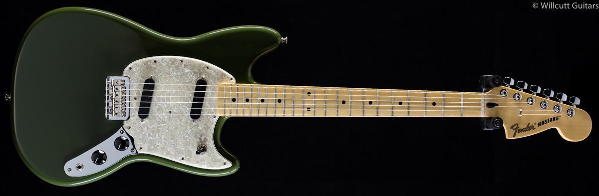 Fender Offset Mustang Olive (149) - Willcutt Guitars