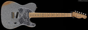 Fender Brad Paisley Road Worn Telecaster Silver Sparkle