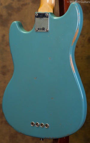 Fender USED JMJ Road Worn Mustang Bass Daphne Blue