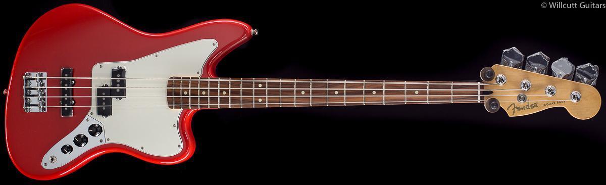 Fender Player Jaguar Bass Sonic Red Pau Ferro - Willcutt Guitars