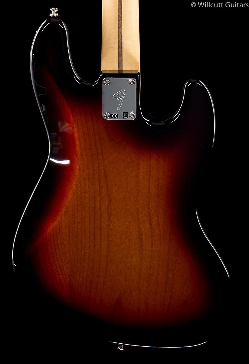 Fender Player Jazz Bass 3-Color Sunburst Pau Ferro Lefty (162)