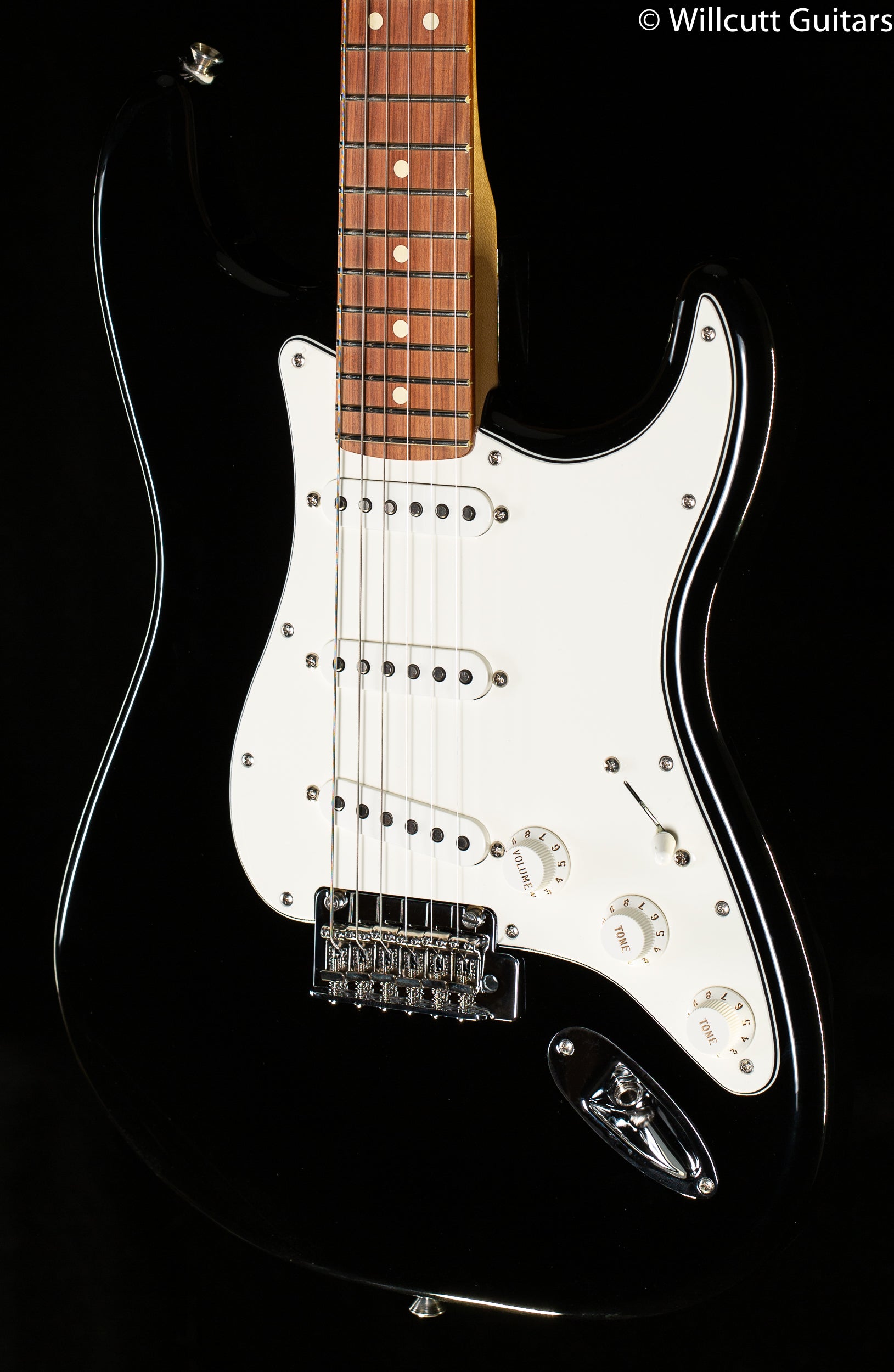 Fender Player Stratocaster Black Pau Ferro - Willcutt Guitars