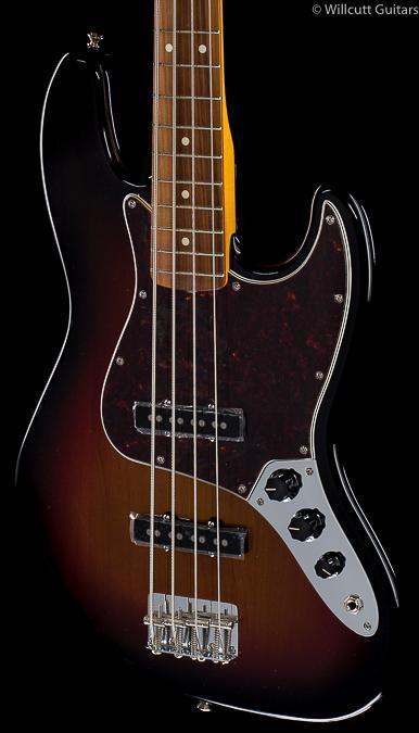 Fender Classic Series '60s Jazz Bass Lacquer 3-Color Sunburst Pau