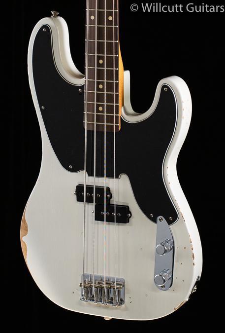 Fender Mike Dirnt Road Worn Precision Bass White Blonde Bass Guitar