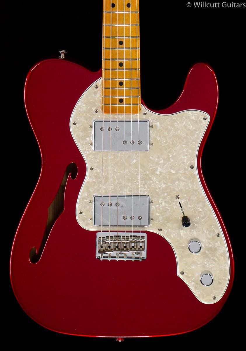 Fender Vintera '70s Telecaster Thinline Candy Apple Red (759)