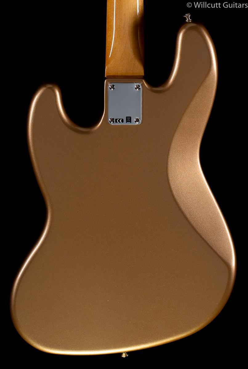 Fender Vintera &#39;60s Jazz Bass Firemist Gold Bass Guitar (263)