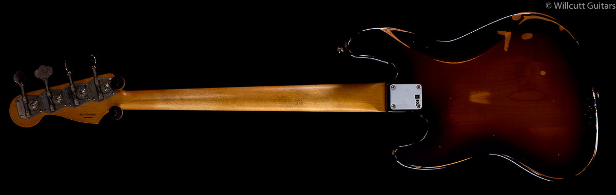 Fender Road Worn &#39;60s Jazz Bass 3-Color Sunburst Pau Ferro