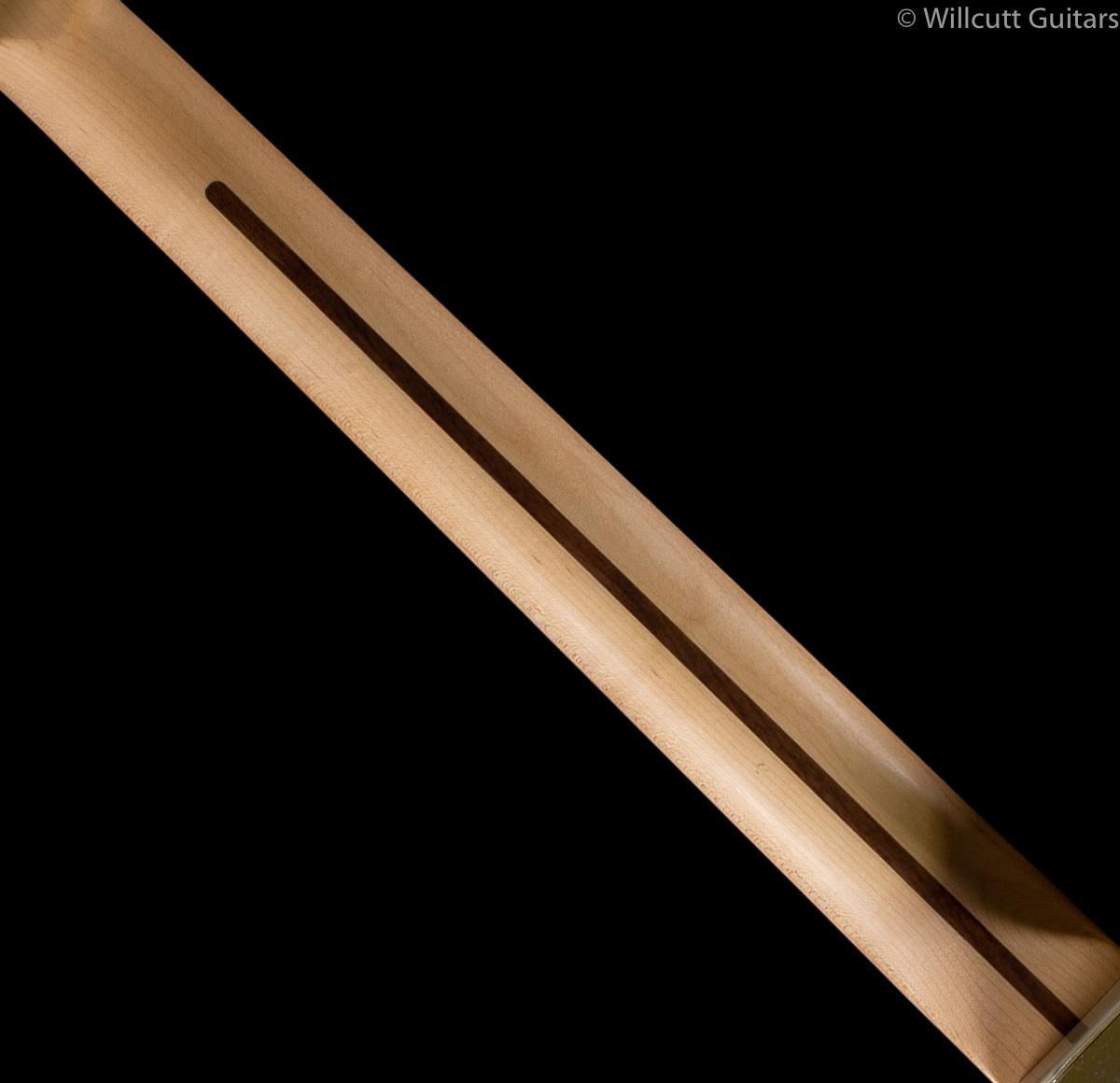 Fender Limited Edition Mahogany Blacktop Stratocaster HHH Olympic White Gold Hardware