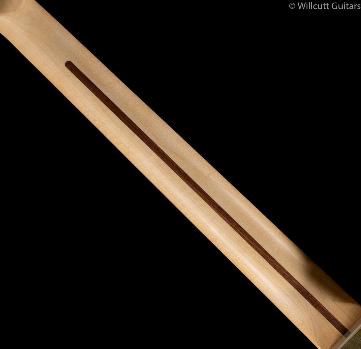 Fender Limited Edition Mahogany Blacktop Stratocaster HHH Olympic White Gold Hardware