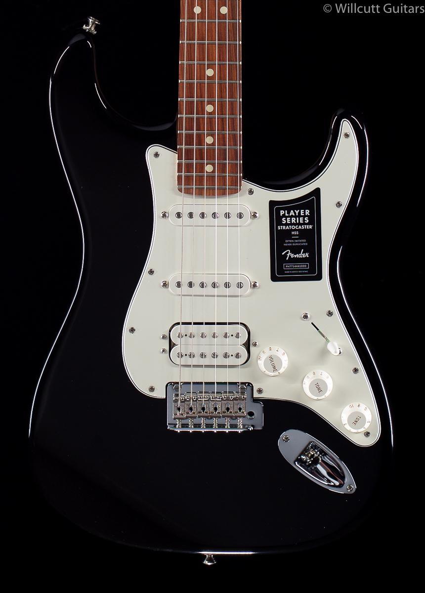 DEMO Fender Player Stratocaster HSS, Pau Ferro Fingerboard, Black