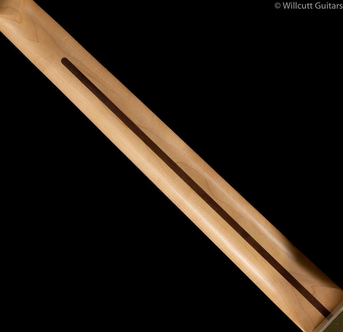 Fender Limited Edition Mahogany Blacktop Stratocaster HHH Olympic White Gold Hardware