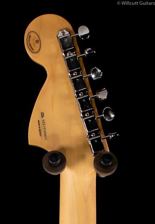 Fender Limited Edition Mahogany Blacktop Stratocaster Crimson Red Transparent (651)