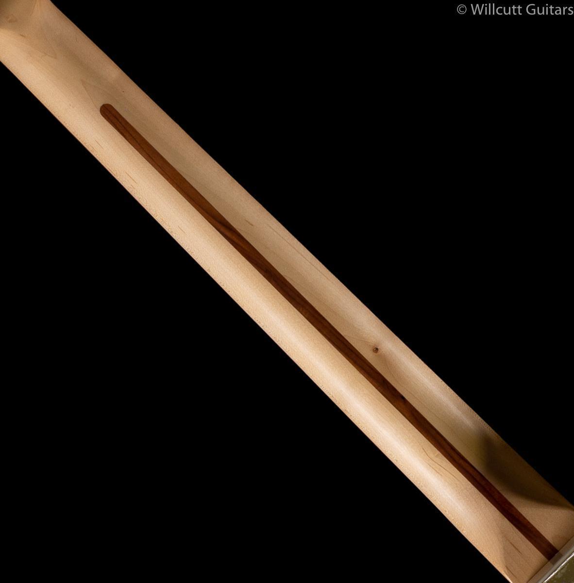 Fender Limited Edition Mahogany Blacktop Stratocaster HHH Olympic White Gold Hardware