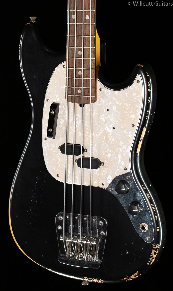 Fender JMJ Mustang Road Worn Black - Willcutt Guitars