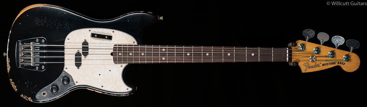 Fender JMJ Mustang Road Worn Black - Willcutt Guitars Fender JMJ Mustang Road Worn Black - Willcutt Guitars