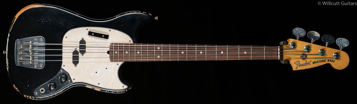Fender JMJ Mustang Road Worn Black - Willcutt Guitars