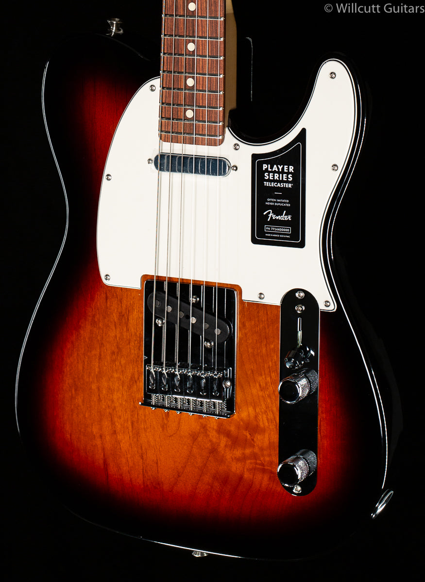 Fender Player Telecaster PF 3-Color Sunburst DEMO - Willcutt Guitars