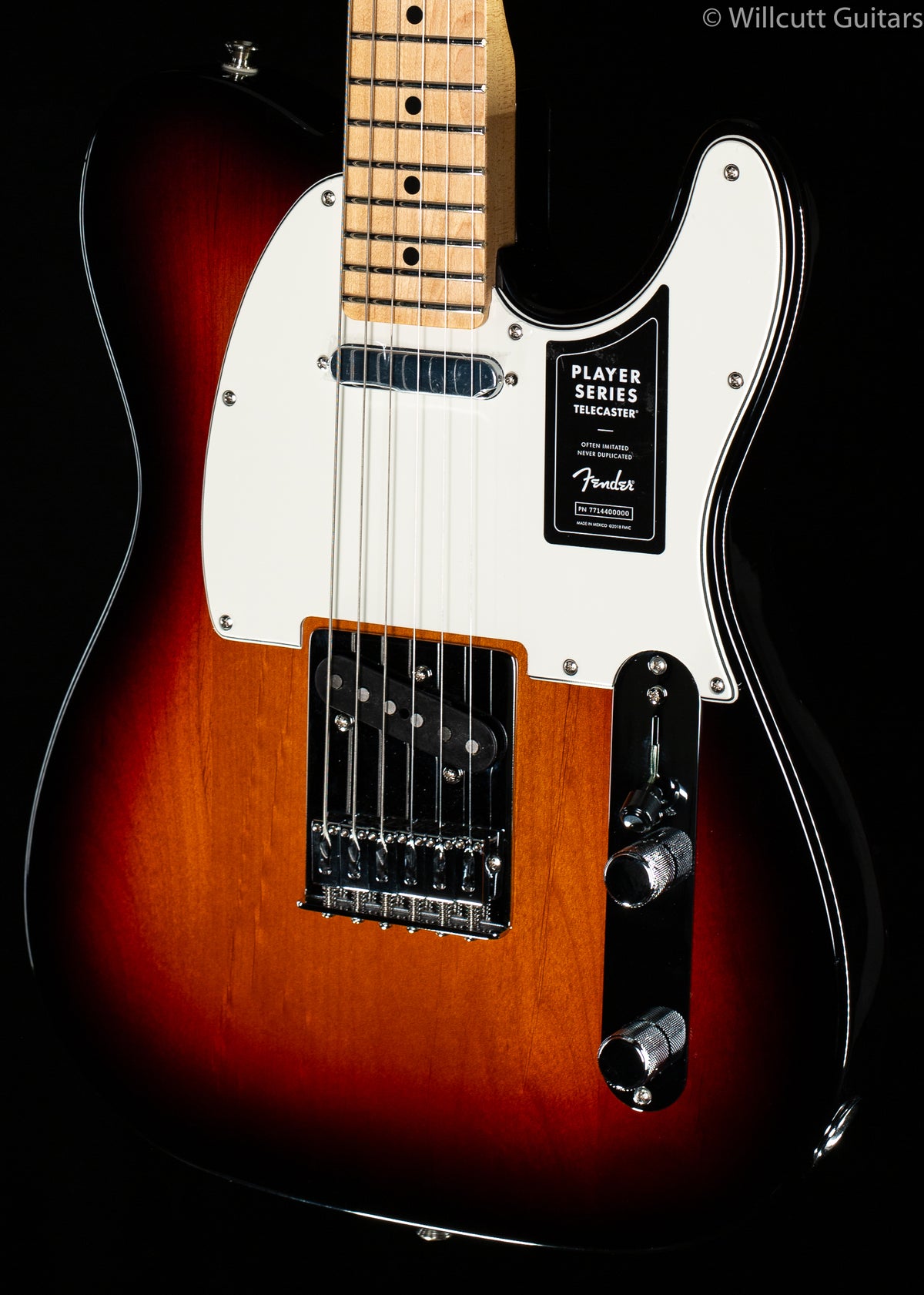 Fender Player Telecaster Maple Fingerboard 3-Color Sunburst