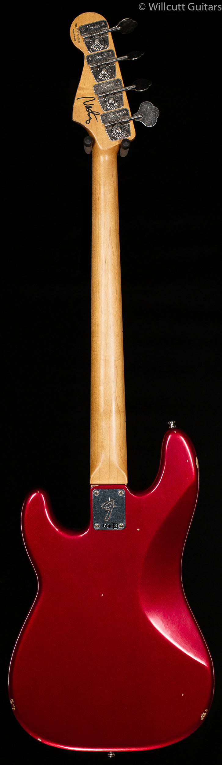 Fender Nate Mendel P Bass Candy Apple Red Bass Guitar