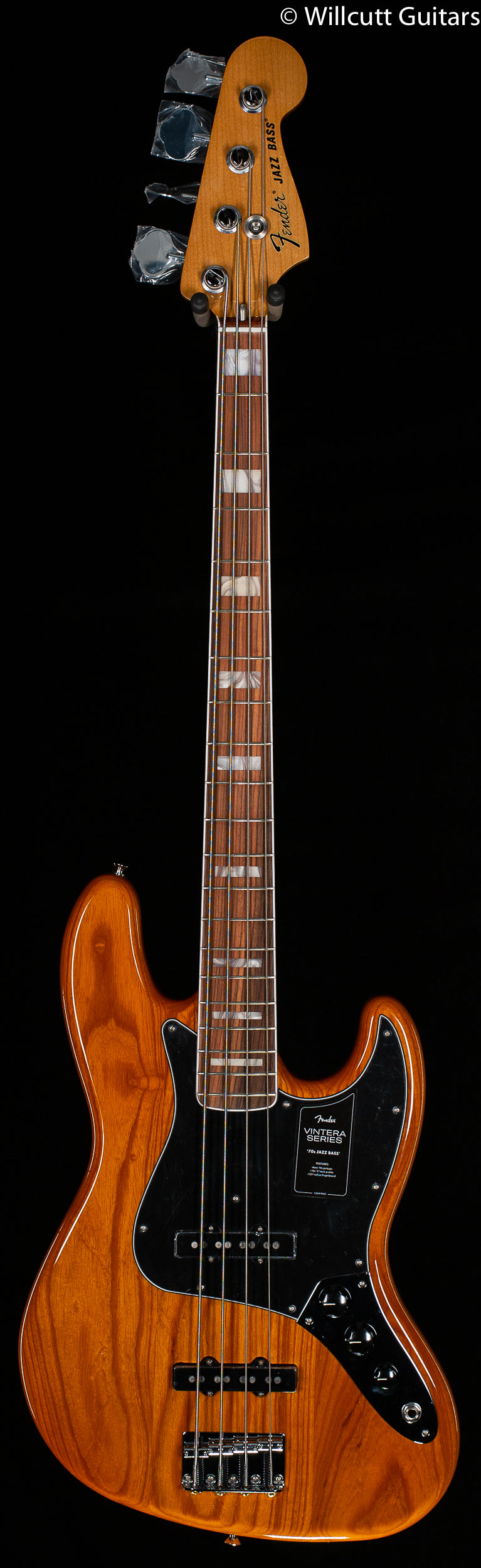 Fender Vintera '70s Jazz Bass Aged Natural - Willcutt Guitars