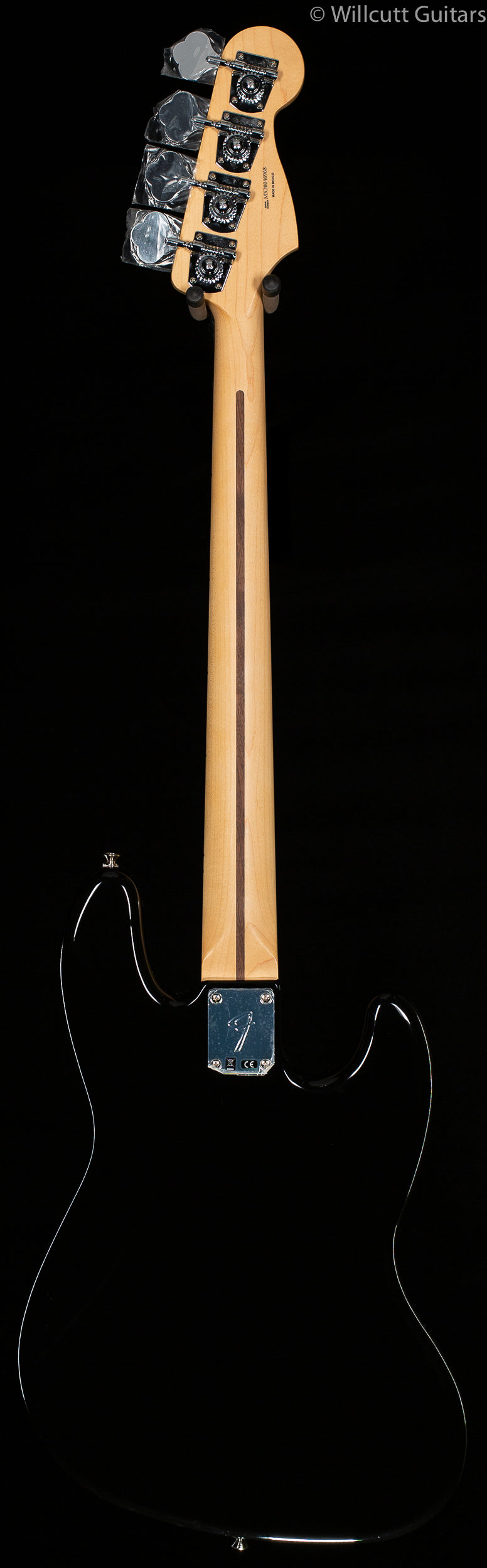 Fender Player Jazz Bass Black Lefty Bass Guitar - Willcutt