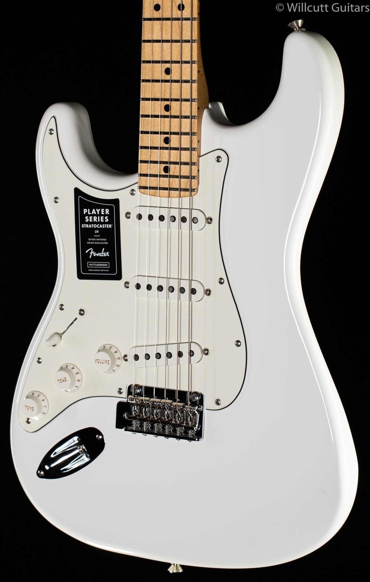 Fender Player Stratocaster Polar White Lefty
