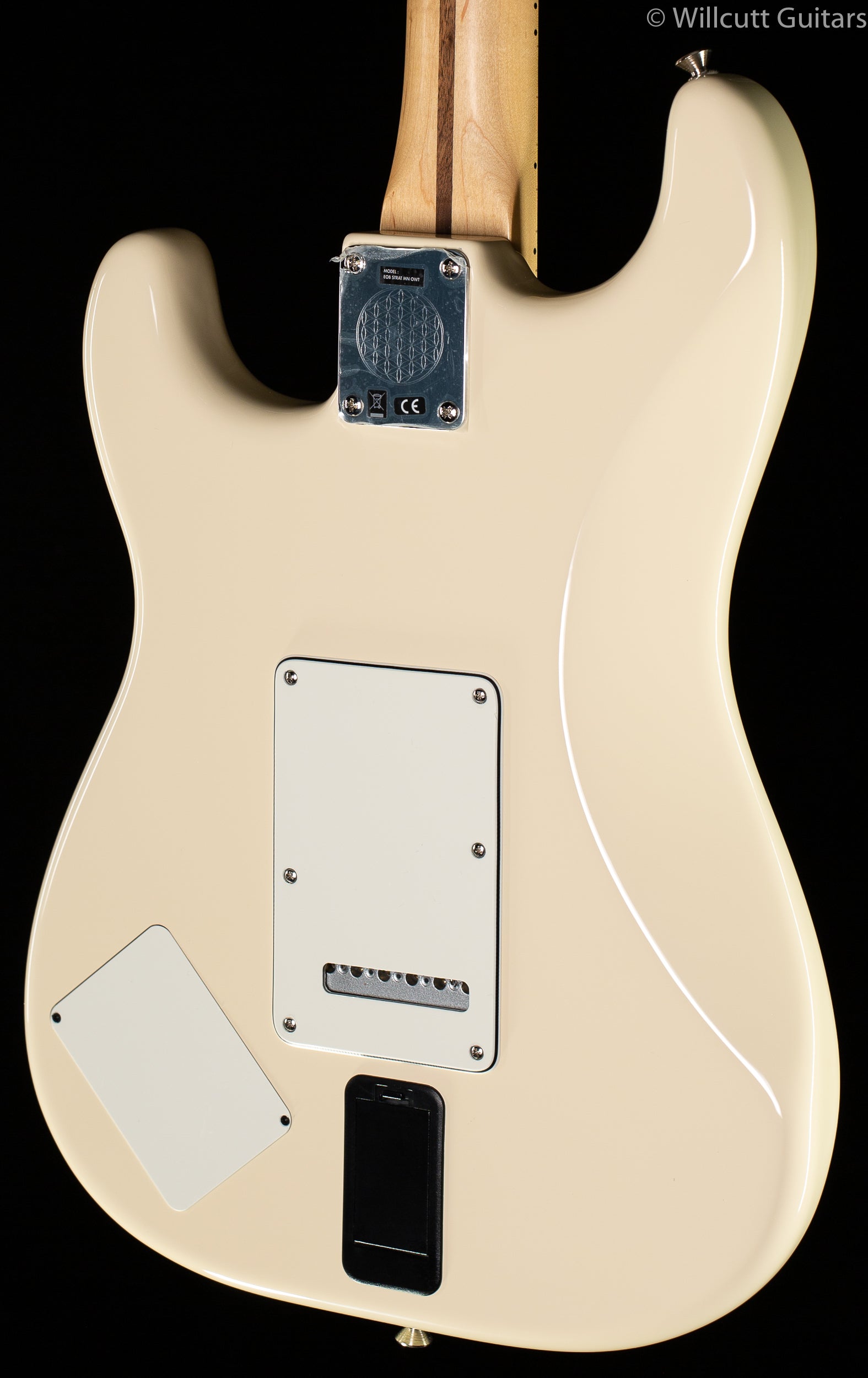 Fender EOB Sustainer Stratocaster Olympic White - Willcutt Guitars