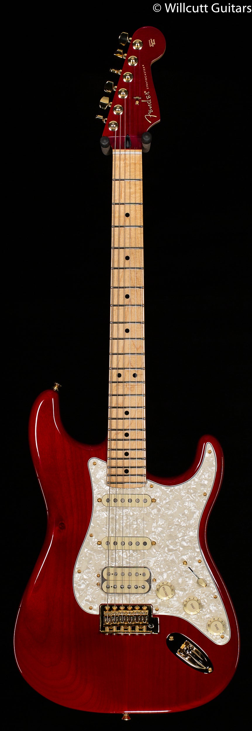 Fender Tash Sultana Stratocaster Transparent Cherry Maple Fingerboard -  Willcutt Guitars