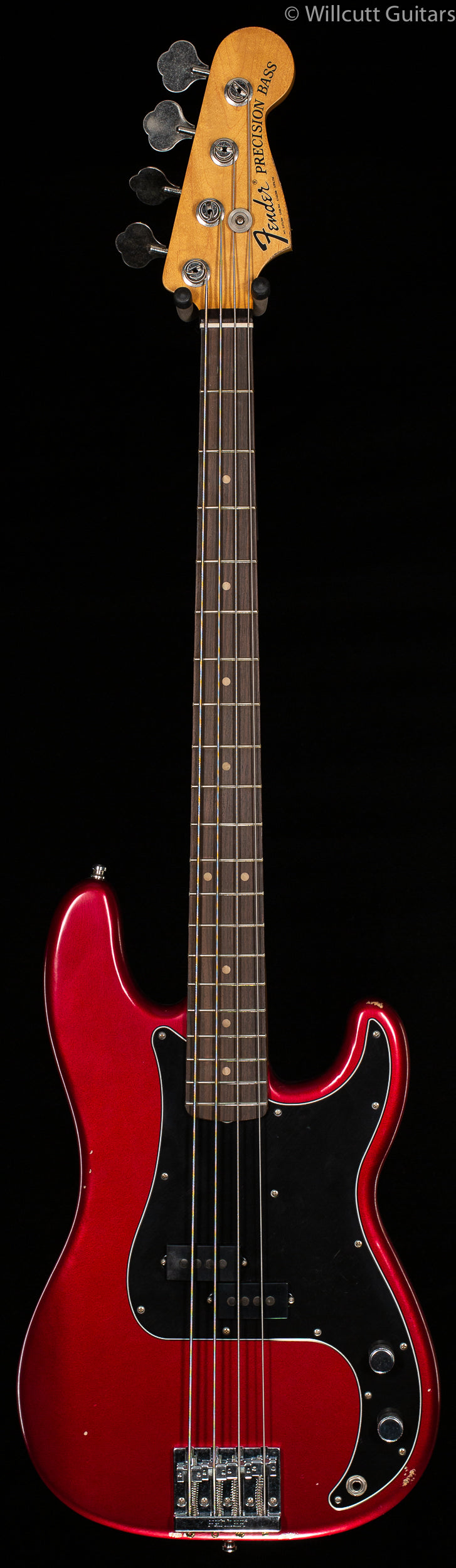 Fender Nate Mendel P Bass Candy Apple Red Bass Guitar