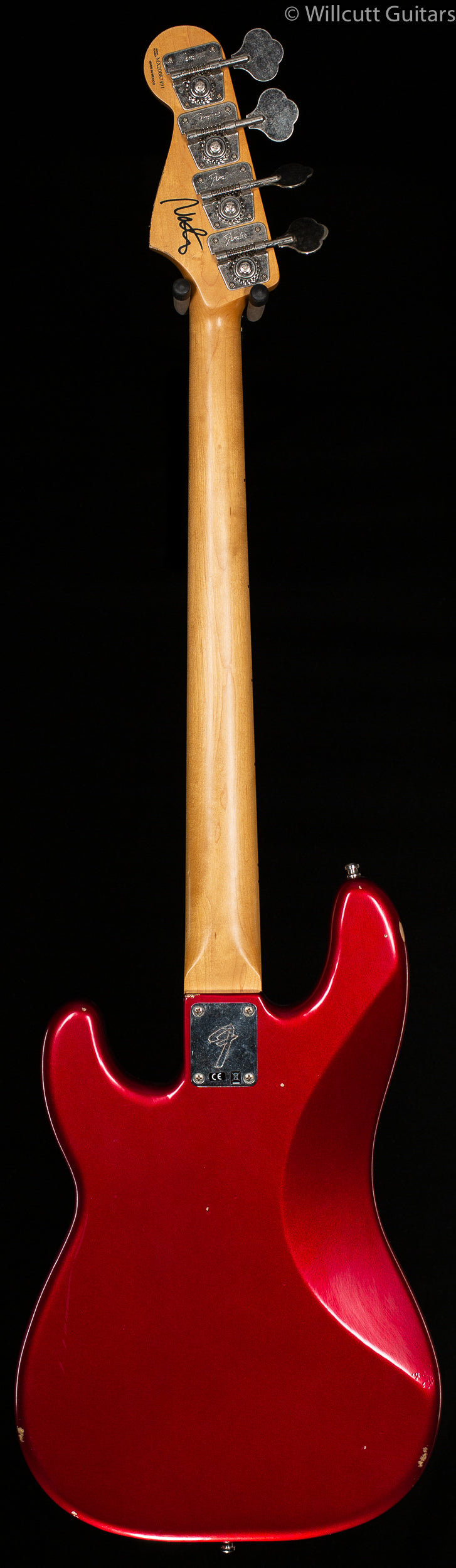 Fender Nate Mendel P Bass Candy Apple Red Bass Guitar