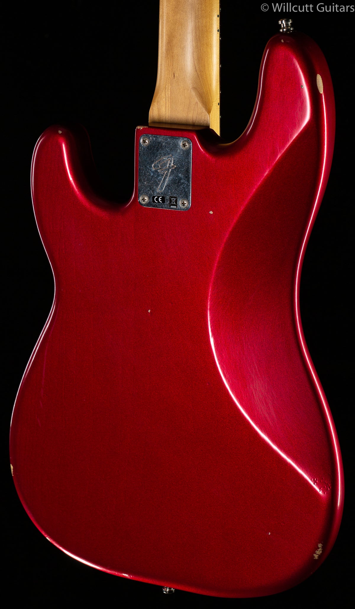 Fender Nate Mendel P Bass Candy Apple Red Bass Guitar