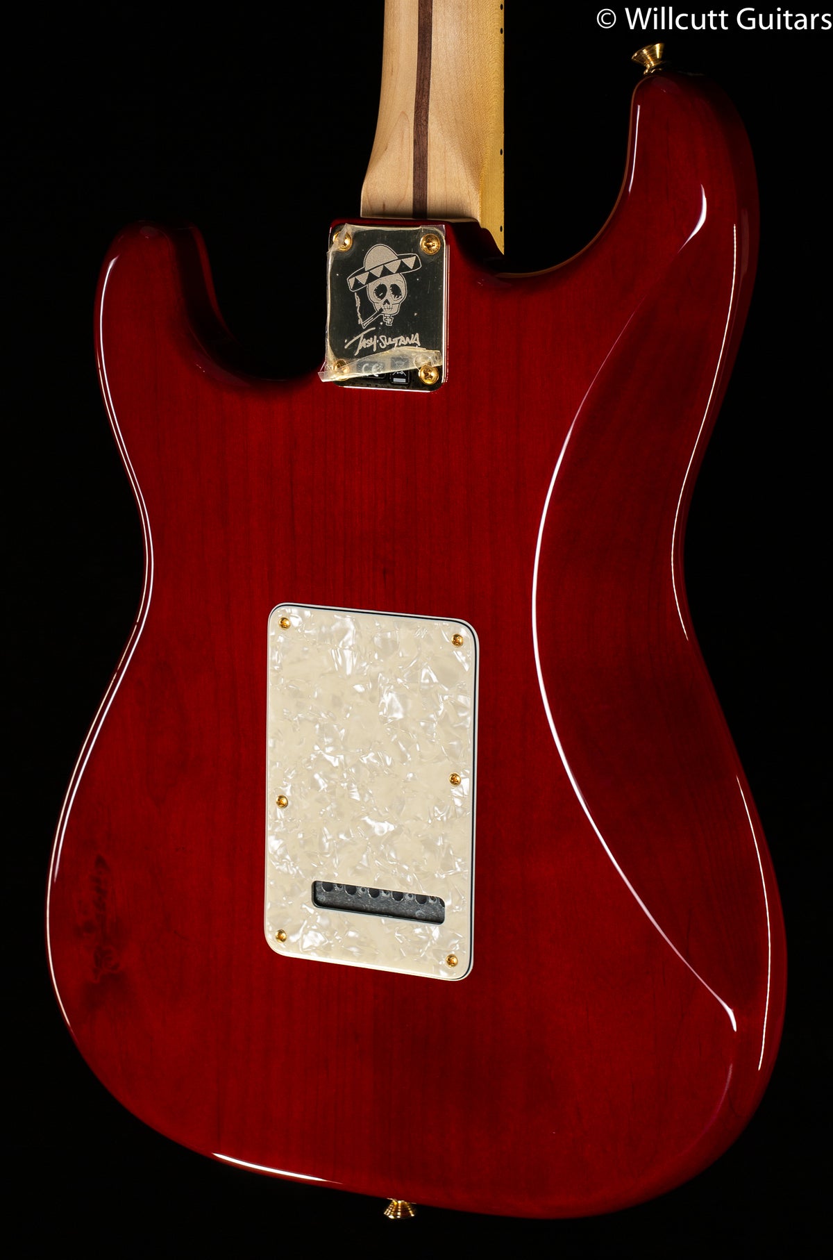 Fender Tash Sultana Stratocaster Transparent Cherry Maple Fingerboard DEMO