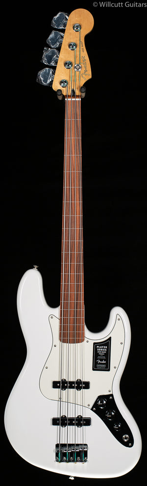 Fender Player Jazz Bass Fretless Pau Ferro Polar White Bass Guitar