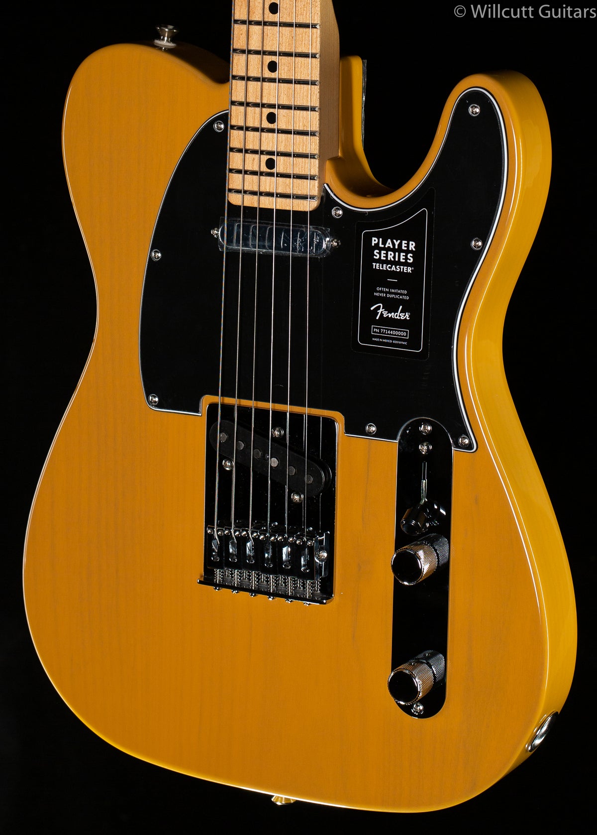 Fender Player Telecaster Butterscotch Blonde Maple - Willcutt Guitars