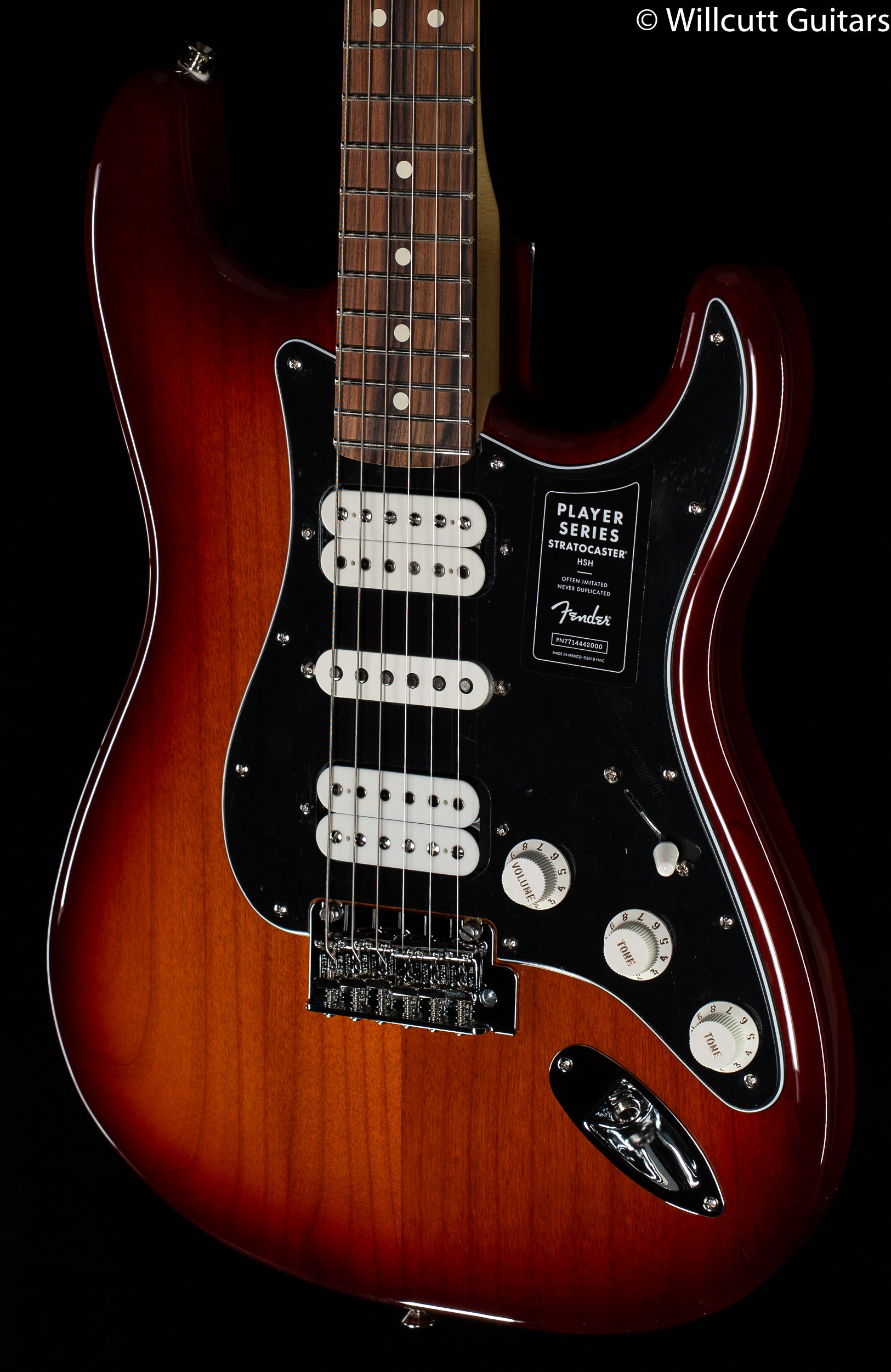 Fender Player Stratocaster HSH Tobacco Sunburst Pau Ferro