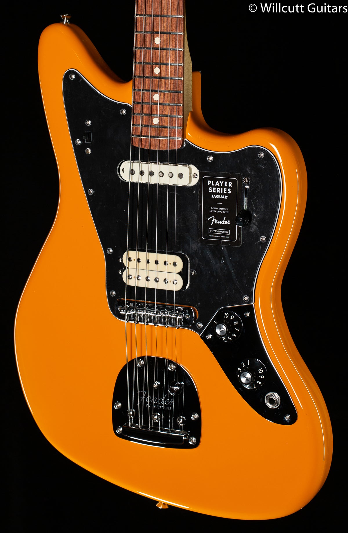 Fender Player Jaguar Capri Orange Pau Ferro Fingerboard