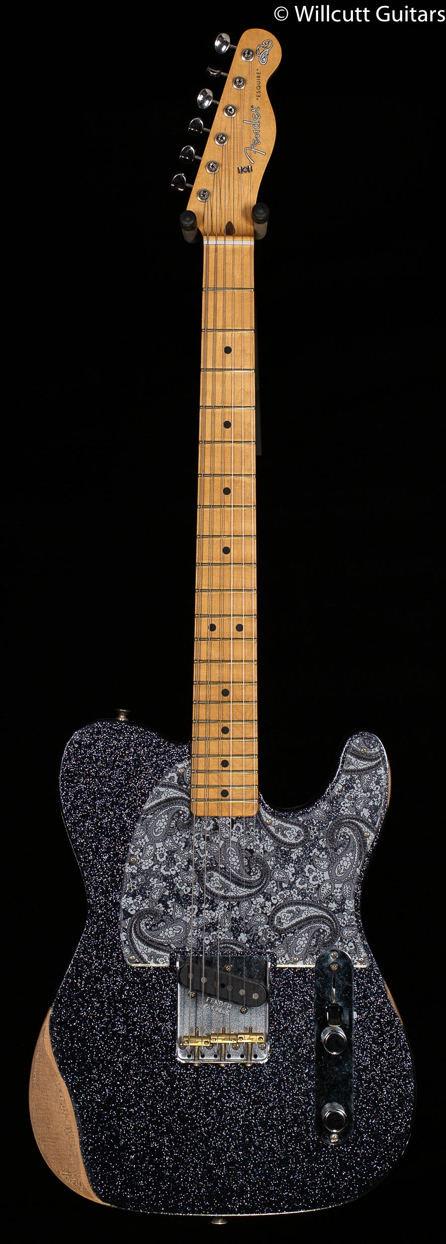 Fender Brad Paisley Esquire Black Sparkle Maple - Willcutt Guitars