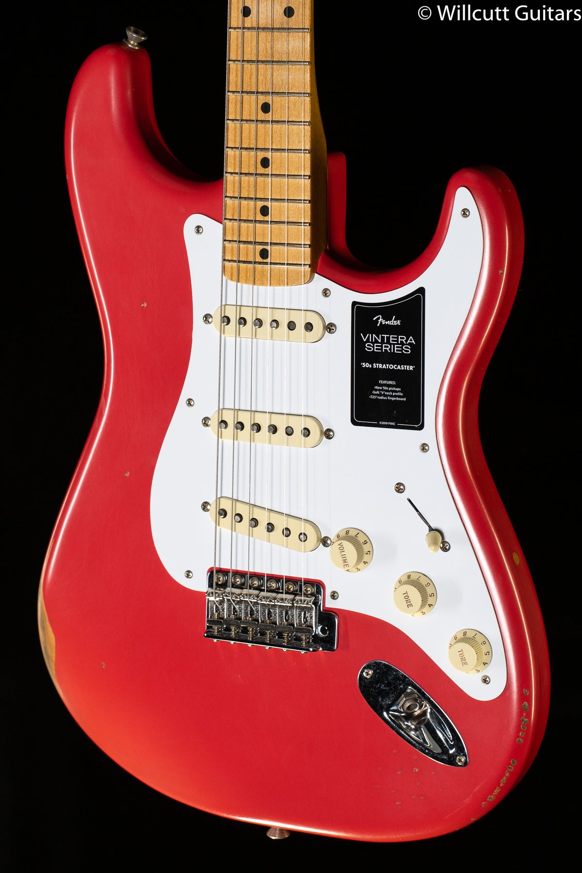 Fender Vintera Road Worn '50s Stratocaster Fiesta Red