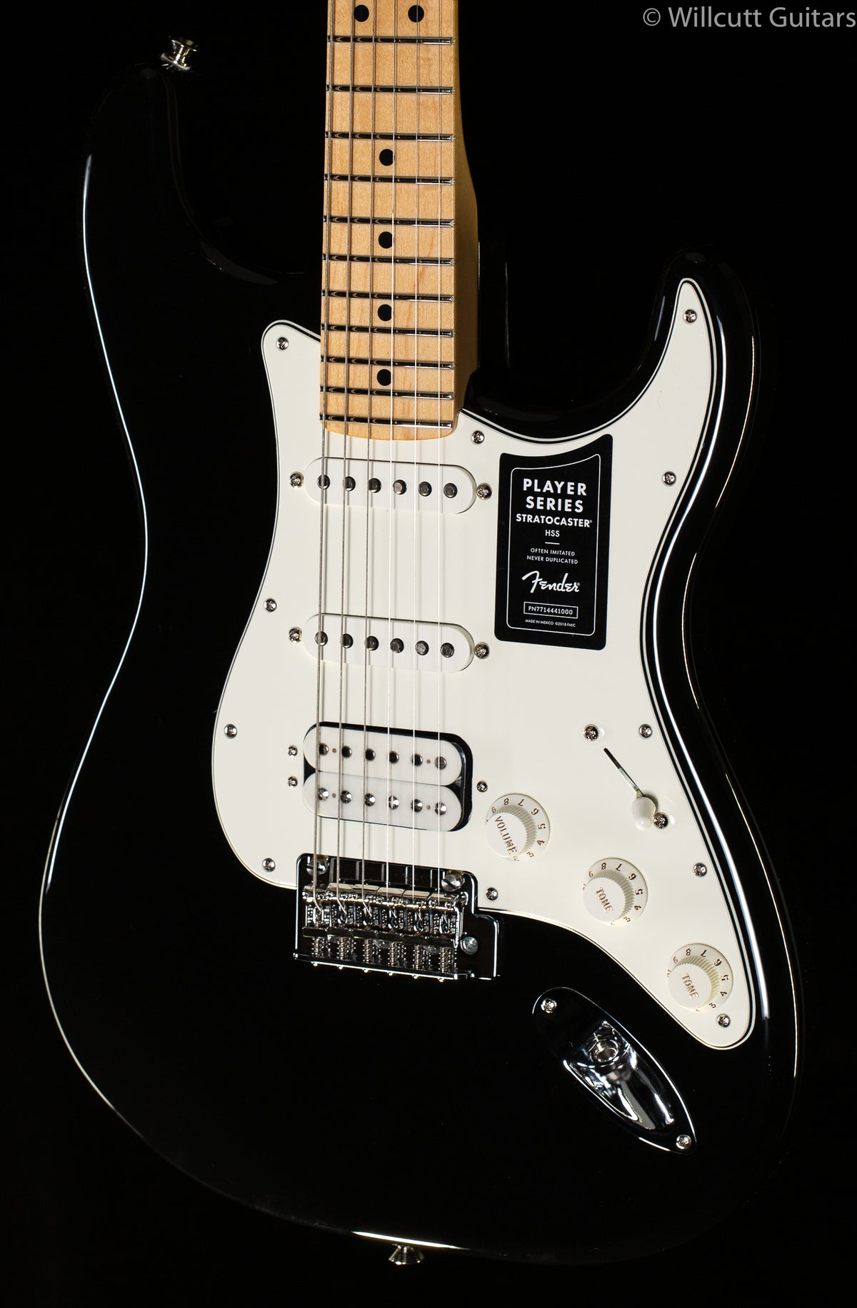 Fender Player Stratocaster HSS Black Maple Fingerboard (603)
