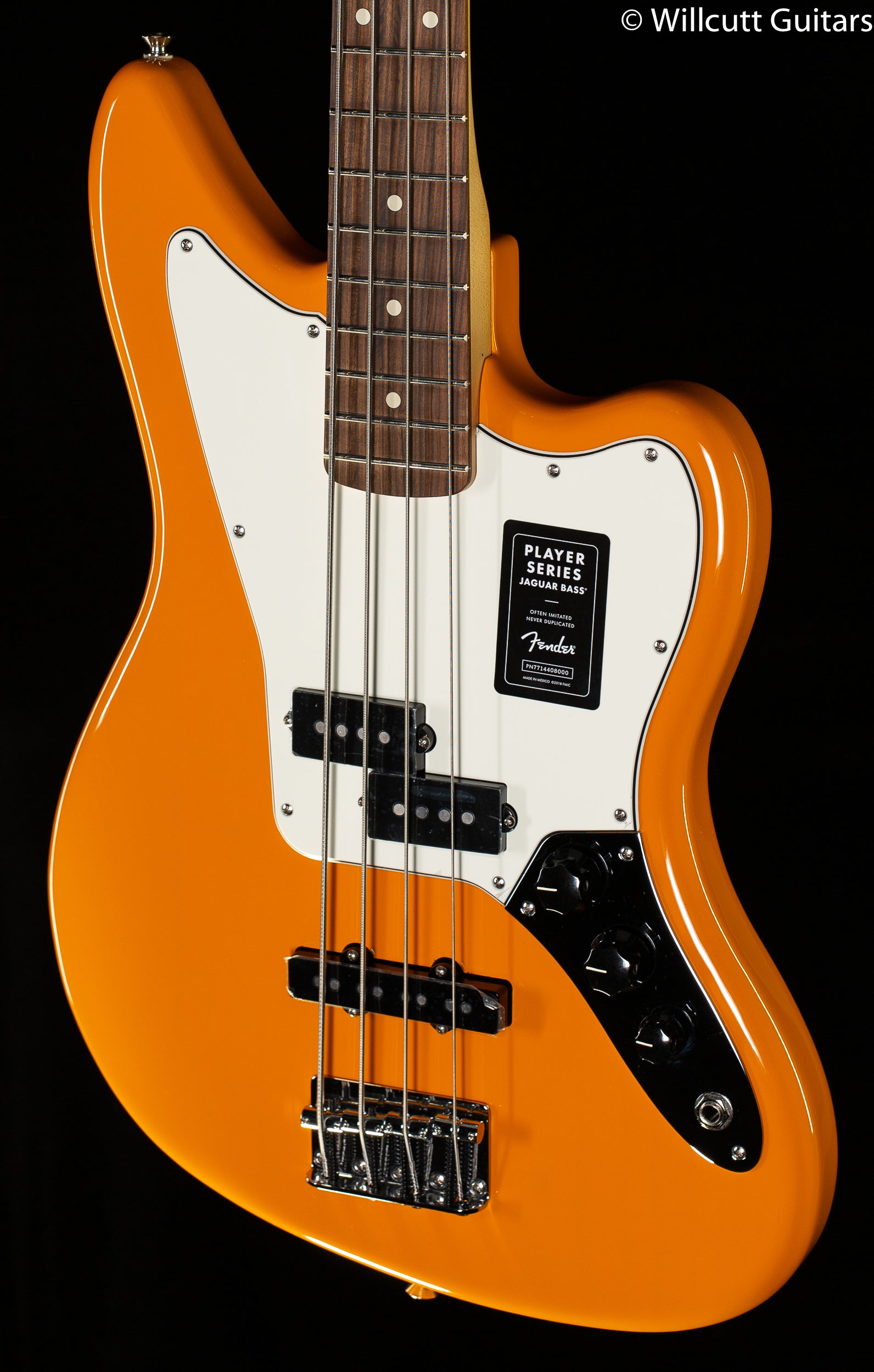 Fender Player Jaguar Bass Capri Orange Bass Guitar