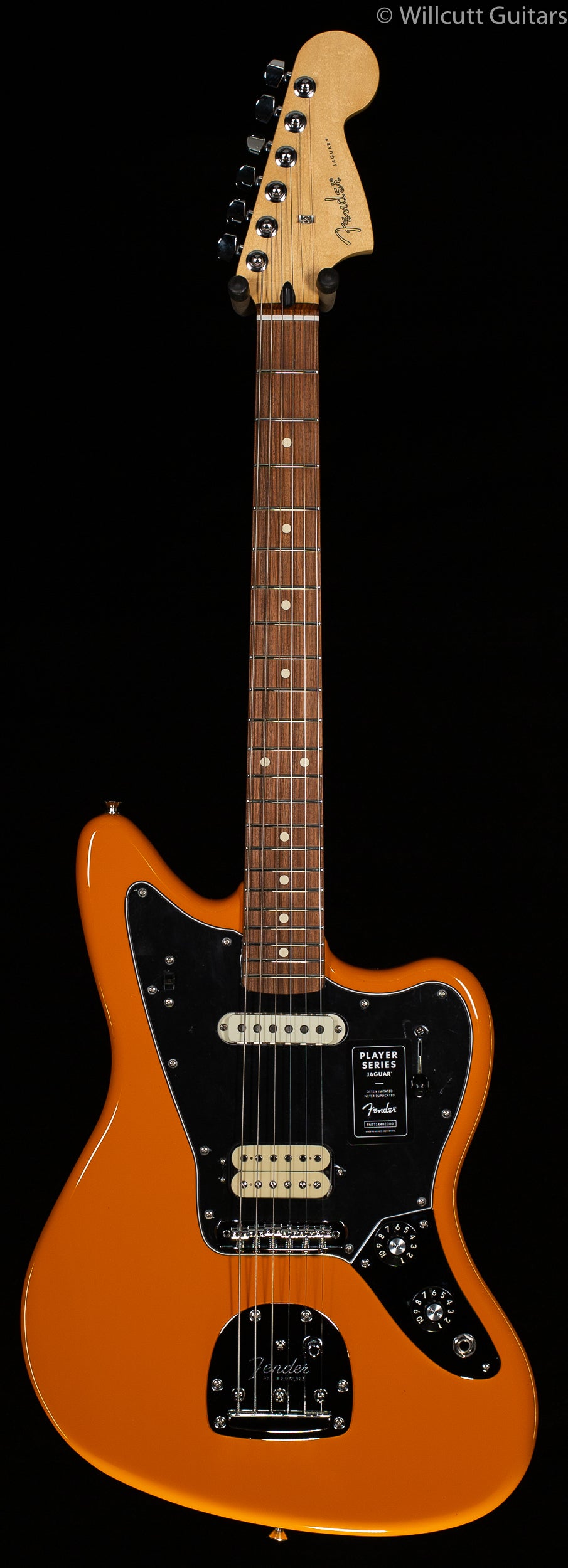 Fender Player Jaguar Capri Orange Pau Ferro Fingerboard - Willcutt