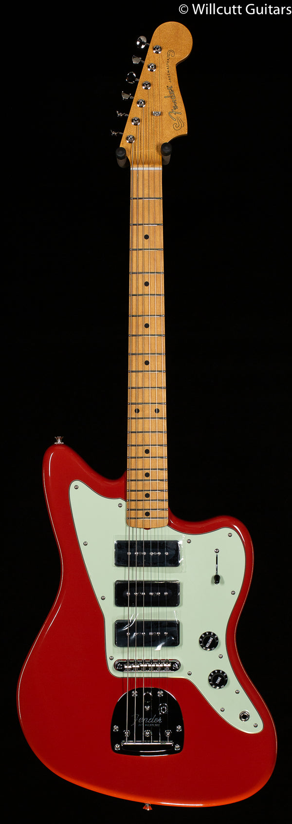 Fender Noventa Jazzmaster Maple Fingerboard Fiesta Red (898
