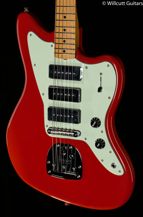 Fender Noventa Jazzmaster Maple Fingerboard Fiesta Red (898