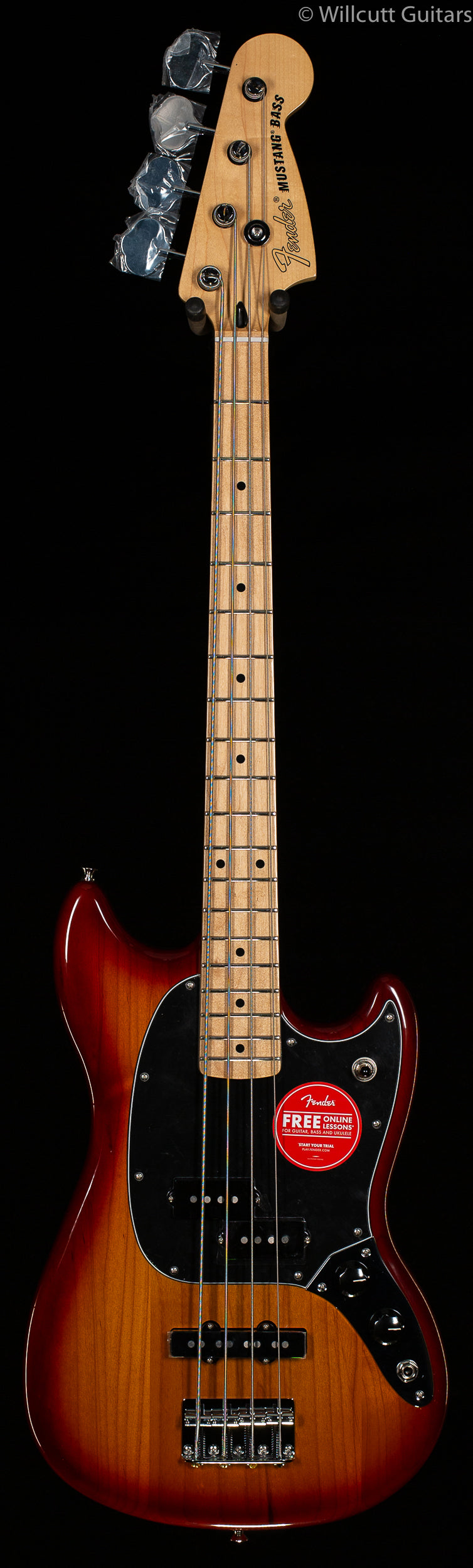 Fender Player Mustang Bass PJ Sienna Sunburst - Willcutt Guitars